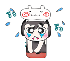 My name is Tama and cat.^^ sticker #14232331