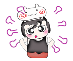 My name is Tama and cat.^^ sticker #14232332