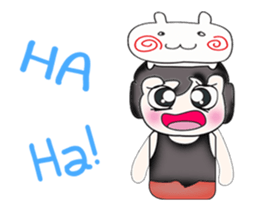 My name is Tama and cat.^^ sticker #14232333