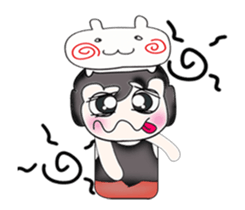 My name is Tama and cat.^^ sticker #14232334