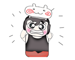 My name is Tama and cat.^^ sticker #14232335