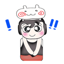 My name is Tama and cat.^^ sticker #14232336