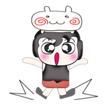 My name is Tama and cat.^^ sticker #14232339