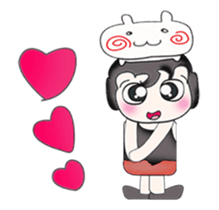 My name is Tama and cat.^^ sticker #14232340