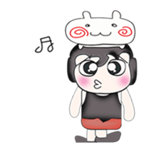 My name is Tama and cat.^^ sticker #14232341