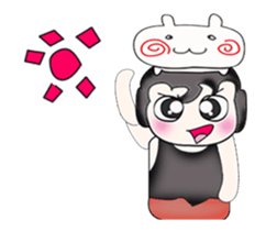 My name is Tama and cat.^^ sticker #14232342