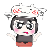 My name is Tama and cat.^^ sticker #14232343