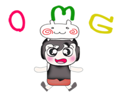 My name is Tama and cat.^^ sticker #14232349