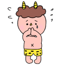 Red and Blue Ogre sticker #14232716