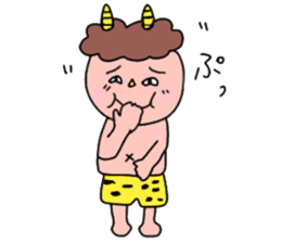 Red and Blue Ogre sticker #14232719