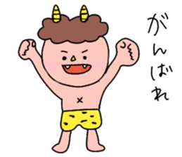 Red and Blue Ogre sticker #14232723