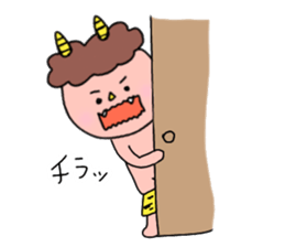 Red and Blue Ogre sticker #14232724