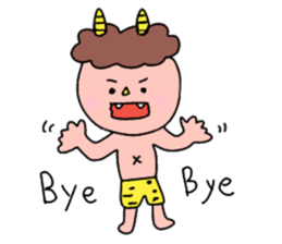 Red and Blue Ogre sticker #14232726