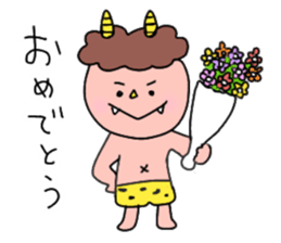 Red and Blue Ogre sticker #14232730