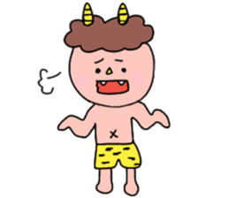 Red and Blue Ogre sticker #14232731