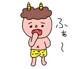 Red and Blue Ogre sticker #14232732