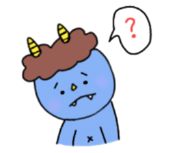 Red and Blue Ogre sticker #14232734