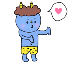 Red and Blue Ogre sticker #14232744