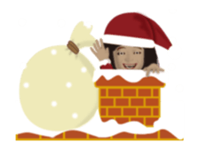 Horror Sticker which works Christmas sticker #14233566