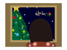 Horror Sticker which works Christmas sticker #14233569