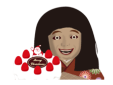 Horror Sticker which works Christmas sticker #14233574