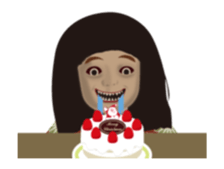 Horror Sticker which works Christmas sticker #14233575