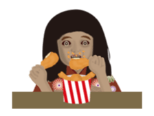 Horror Sticker which works Christmas sticker #14233576