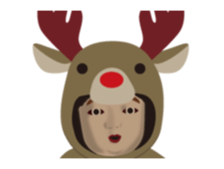 Horror Sticker which works Christmas sticker #14233579