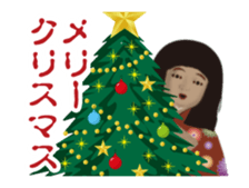 Horror Sticker which works Christmas sticker #14233580