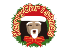 Horror Sticker which works Christmas sticker #14233588