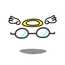 Glasses are Mr. body sticker #14233657