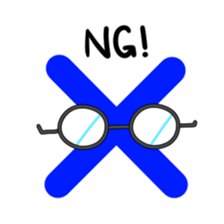 Glasses are Mr. body sticker #14233667