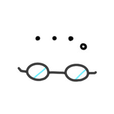 Glasses are Mr. body sticker #14233668