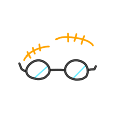 Glasses are Mr. body sticker #14233670