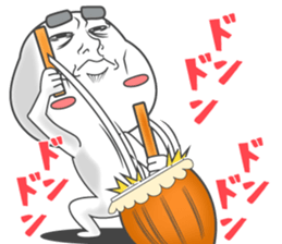 sticker of a straight face part4 sticker #14234162