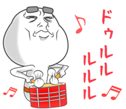 sticker of a straight face part4 sticker #14234163