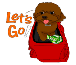 Brownie - The Princess Dog sticker #14234303