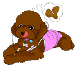 Brownie - The Princess Dog sticker #14234305