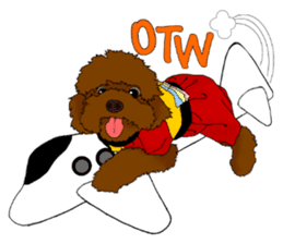 Brownie - The Princess Dog sticker #14234306