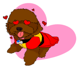 Brownie - The Princess Dog sticker #14234309