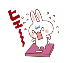 SARUOandUSAMI New Year's Holiday, Winter sticker #14234365