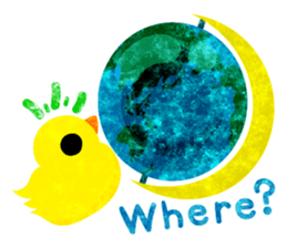 A pretty chicken family sticker #14234396