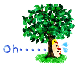 A pretty chicken family sticker #14234397