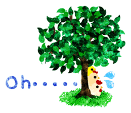 A pretty chicken family sticker #14234397