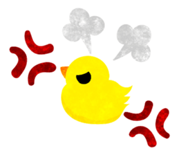 A pretty chicken family sticker #14234409