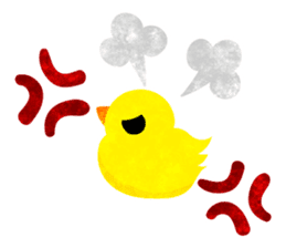A pretty chicken family sticker #14234409