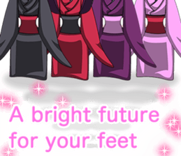 Happy New Year's Kokeshi with English sticker #14234445