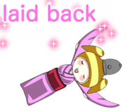 Happy New Year's Kokeshi with English sticker #14234447