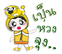 ... Mr. Hanaka..love dog.. sticker #14234455