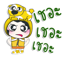 ... Mr. Hanaka..love dog.. sticker #14234466